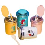 کاپ سوپ خوری کودک مدل طرح دار نمای رو به رو
