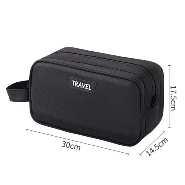 کیف مسافرتی لوازم بهداشتی مدل travel مشکی ابعاد