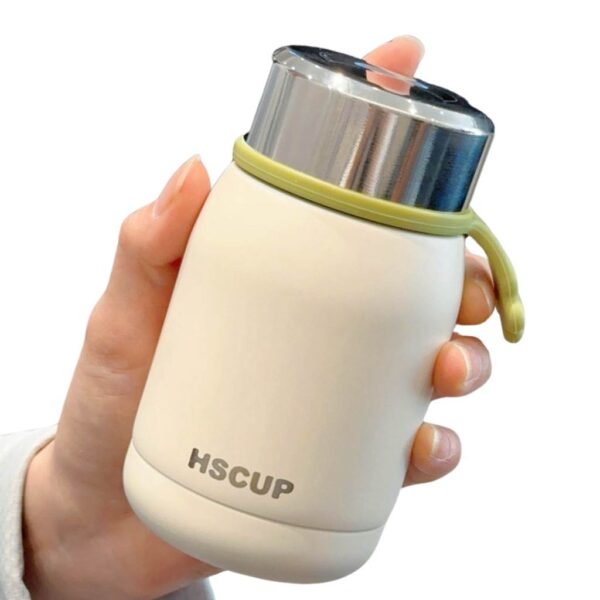 فلاسک کوچک مدل hscup گنجایش 220ml نمای رو به رو