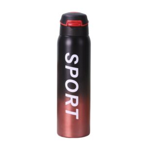 قمقمه استیل ورزشی مدل SPORT گنجایش 350ML نمای رو به رو