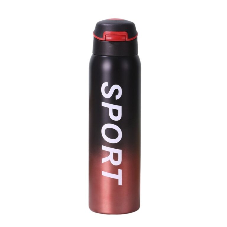 قمقمه استیل ورزشی مدل SPORT گنجایش 350ML نمای رو به رو