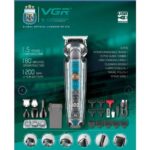 ست ماشین اصلاح موی صورت و بدن 6 کاره وی جی آر V-102 نمای جعبه