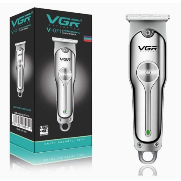 ماشین اصلاح سر و صورت وی جی آر V-071 نمای جعبه