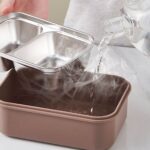 ظرف غذا استیل طرح جوجه گنجایش 900ml نمای بالا