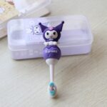 مسواک بچه گانه عروسکی کرومی نمای زیر