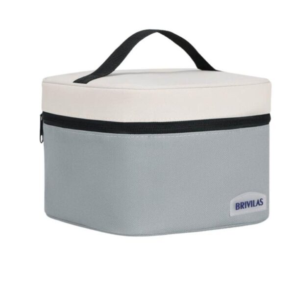 کیف تغذیه مکعبی برند Brivilas طوسی
