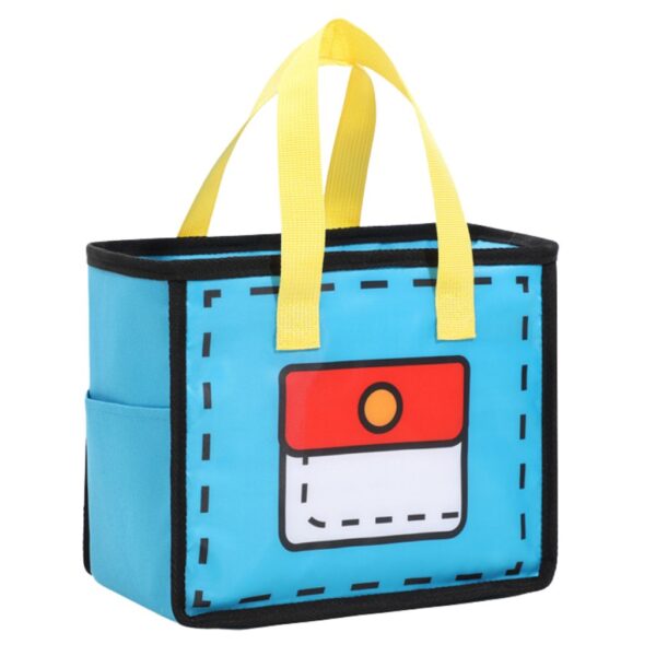 کیف ظرف غذا فانتزی آبی