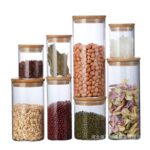 بانکه حبوبات مدل استوانه ای نمای رو به رو