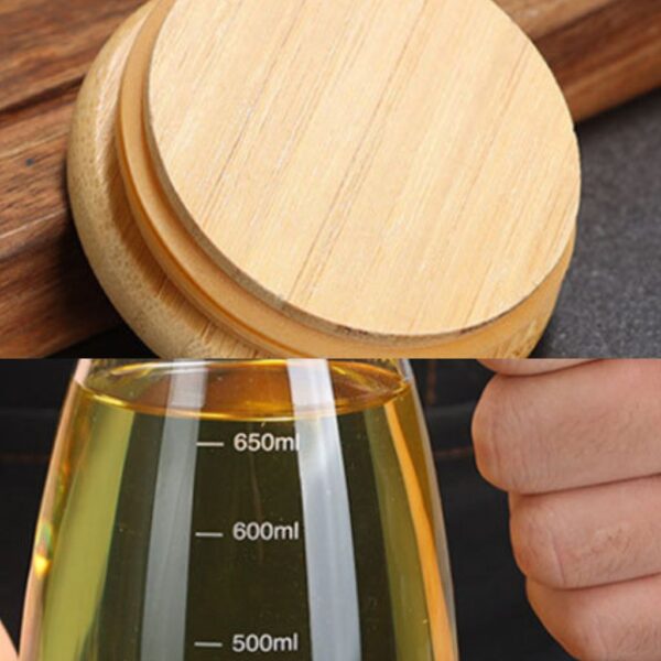 روغن ریز پیرکس گنجایش 1000ml نمای درب روغن ریز