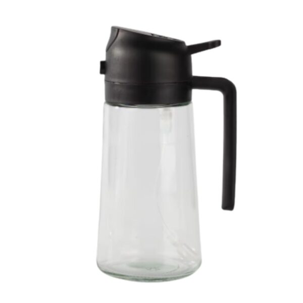 روغن پاش پیرکس گنجایش 450ml رنگ مشکی نمای رو به رو