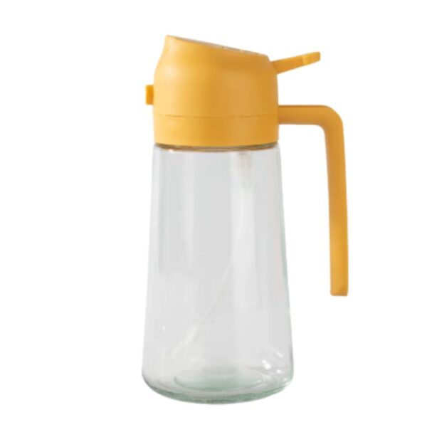 روغن پاش پیرکس گنجایش 450ml رنگ طلایی نمای رو به رو