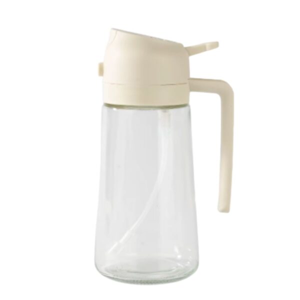 روغن پاش پیرکس گنجایش 450ml رنگ سفید نمای رو به رو