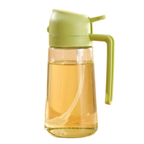 روغن پاش پیرکس گنجایش 450ml رنگ سبز نمای رو به رو