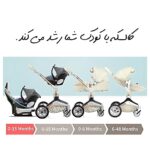 ست کالسکه و کریکات HOT MOM سن