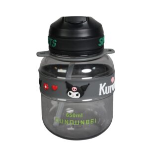 قمقمه کودک مدل کرومی و سینامورول نمای رو به رو