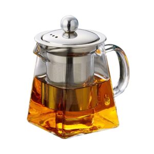 قوری پیرکس شعله مستقیم نمای رو به رو