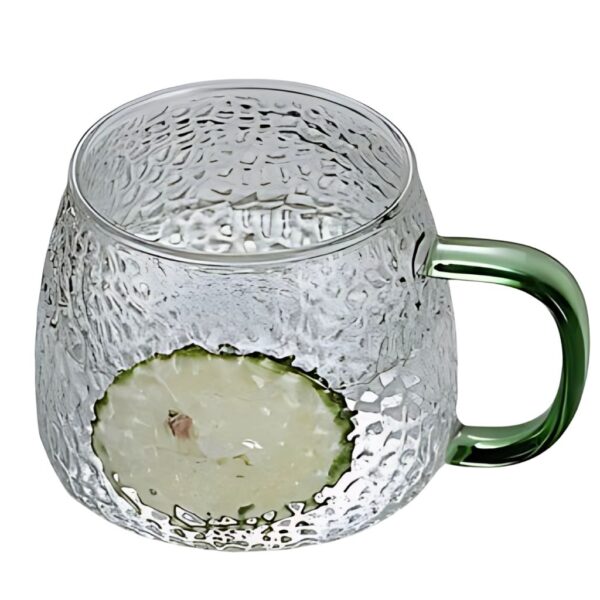 لیوان پیرکس دوجداره مات نمای رو به رو