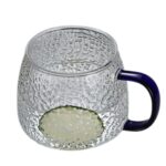 لیوان پیرکس دوجداره مات نمای رو به رو
