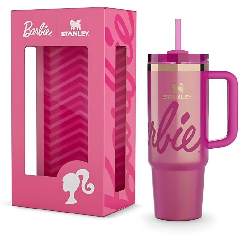 ماگ اورجینال استنلی و باربی طرح barbie نمای جعبه