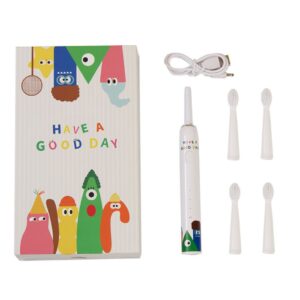 مسواک برقی کودک طرح هندسی نمای دو