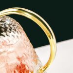 کتری شفاف پیرکس مقاوم به حرارت نمای دسته