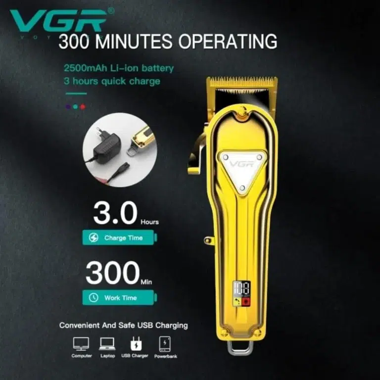 ماشین اصلاح حرفه ای سر و صورت وی جی آر V-140-2