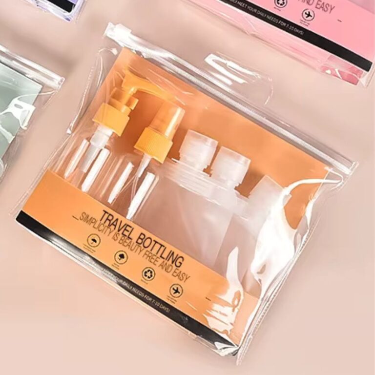 پک آرایشی مسافرتی مدل Travel bottling ست پنج تکه