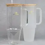 تامبلر طرح استنلی پیرکس درب بابمو گنجایش 40oz نمای حقیقی
