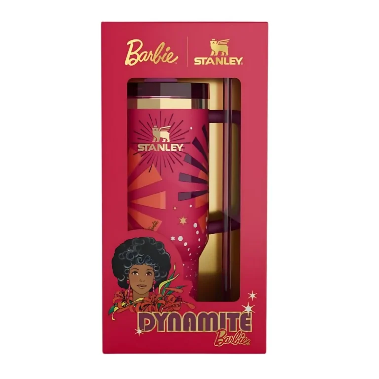 ماگ اورجینال استنلی و باربی طرح DYNAMITE نمای جعبه