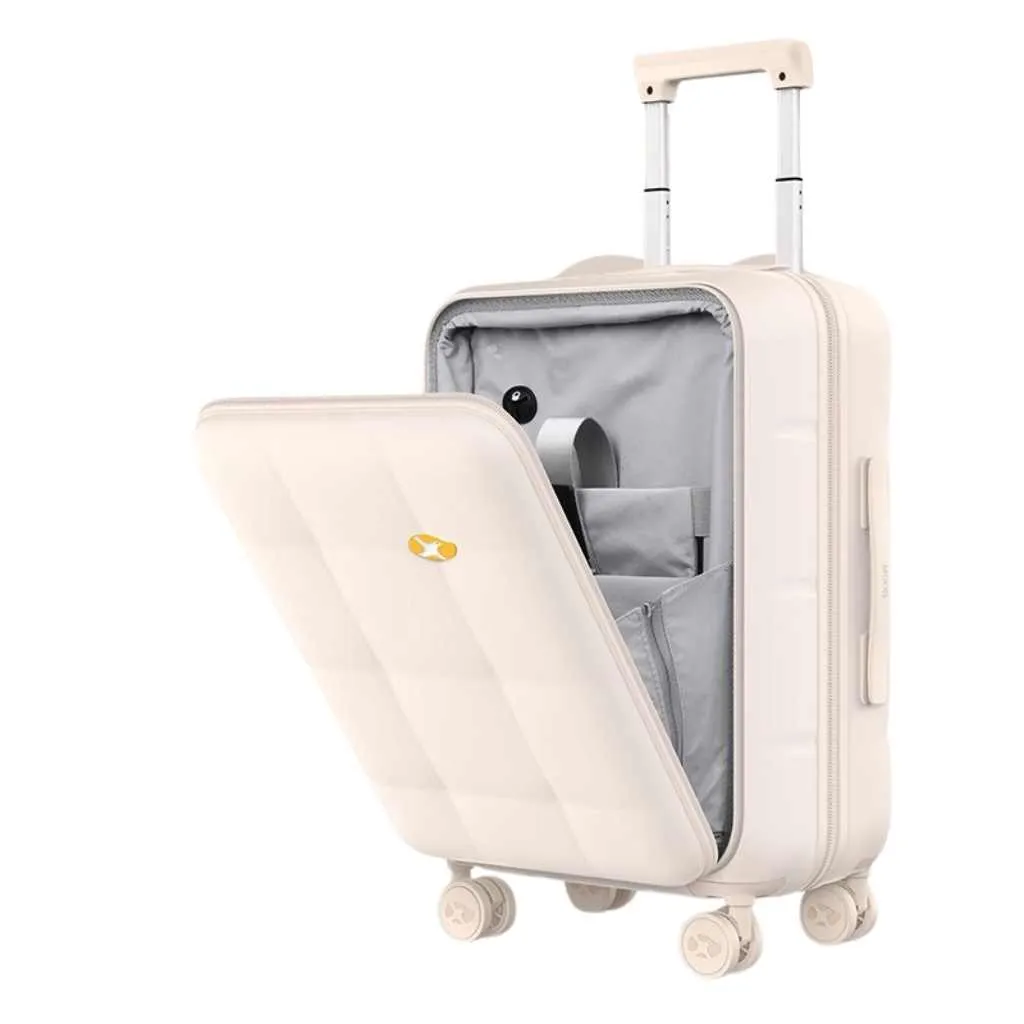 چمدان کابین سایز 20 اینچی مدل Mango Bird -شیری