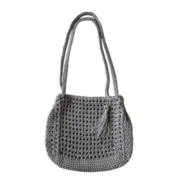 کیف مکرومه دستبافت کد 386-4