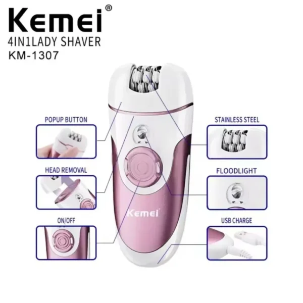 اپیلاتور چند کاره کیمی مدل KM-1307-7