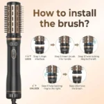 سشوار برس‌ دار چرخشی حرفه‌ ای ENZO مدل EN-743-7