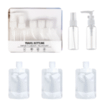 پک آرایشی مسافرتی مدل Travel bottling شفاف