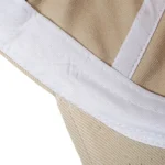کلاه کپ اسپرت کتان مدل حروف دوزی نمای پارچه داخلی