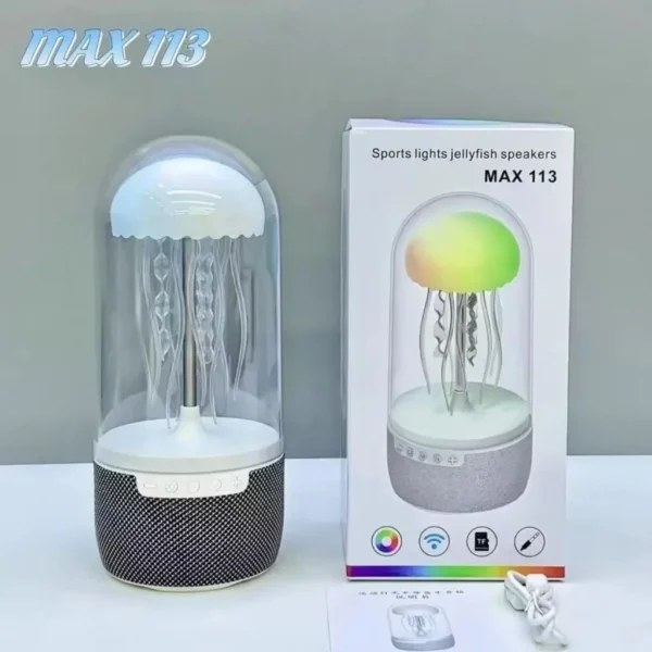 اسپیکر و چراغ خواب طرح عروس دریایی مدل MAX 113-8