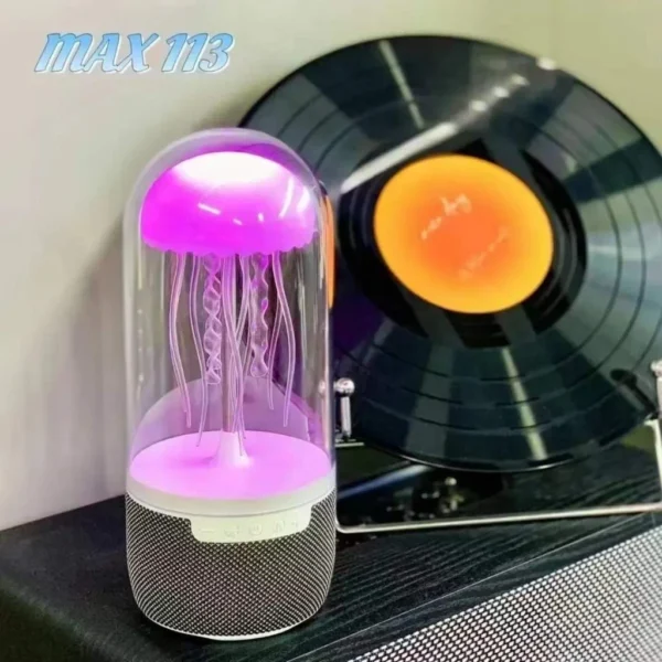 اسپیکر و چراغ خواب طرح عروس دریایی مدل MAX 113-9
