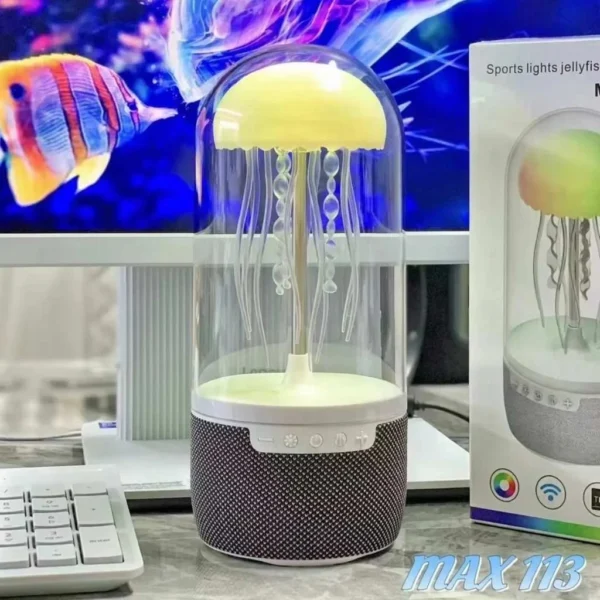 اسپیکر و چراغ خواب طرح عروس دریایی مدل MAX 113-10