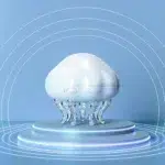 چراغ خواب طرح عروس دریایی با ریموت کنترل 8