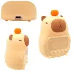 چراغ خواب سیلیکونی و ساعت زنگ دار طرح کاپی‌ بارا8