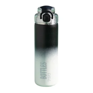 تراول ماگ نی دار دو رنگ مدل Bottles رنگ مشکی