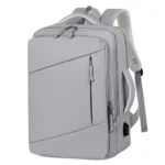 کوله پشتی سفری اسپرت مدل دو حالته + usb رنگ طوسی