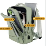 کوله پشتی سفری اسپرت مدل دو حالته + usb نمای زیپ