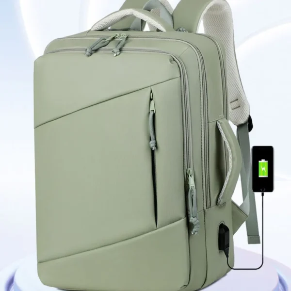 کوله پشتی سفری اسپرت مدل دو حالته + usb نمای جانبی
