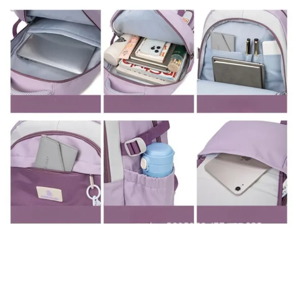 کوله پشتی فانتزی مدل Hello طرح سگکدار-جزئیات_6