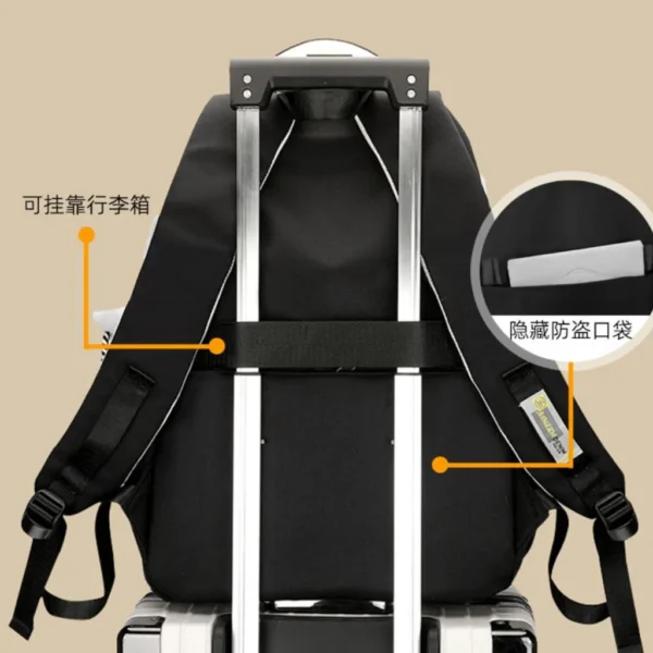 کوله پشتی فانتزی مدل hello آویز دار طرح ابر کد 9845 - Image 4