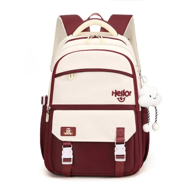 کوله پشتی فانتزی مدل hello آویز دار طرح ابر کد 9845 - Image 7