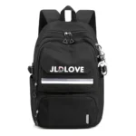کوله پشتی مدرسه‌ای طرح JLD LOVE -مشکی_11