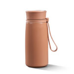 تراول ماگ مینیمال 300ml رنگ قهوه ای نمای رو به رو