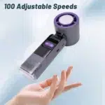 پنکه دستی شارژی با صفحه نمایش دیجیتال مدل K801-6